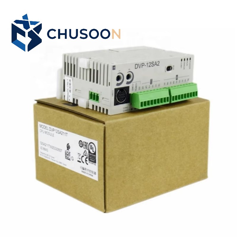 Gold Seller Original Delta DVP Series PLC DVP12SA211R PLC Programming CPU Module with 12 I/O 240V Stock