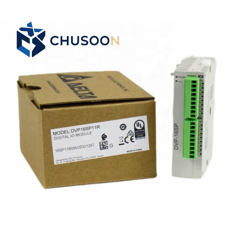 New Original Delta DVP16SP11T/R DVP-S Series PLC Digital Expansion IO Module 16-Point 24V DC Industrial Digital I/O Module