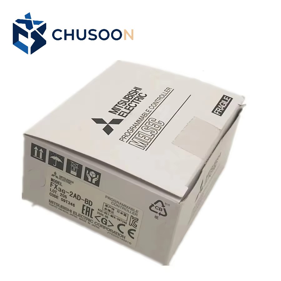 Original FX3G-2AD-BD FX3G Series Analog Input Board 2 Channel 12-Bit 0-10V 0-20mA for Mitsubishi Analog Expansion Board