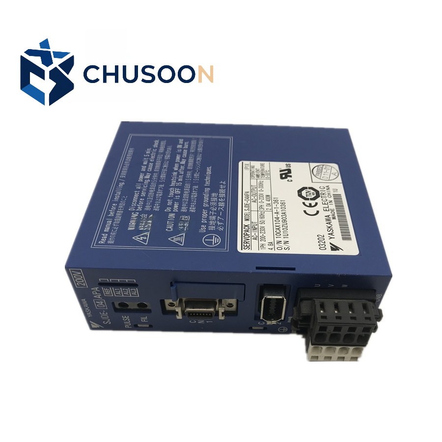 Original SJDE-04APA Junma Series AC Servo Drive 400W 0.4kW 200V AC Pulse Input for Yaskawa Compact Servo Controller