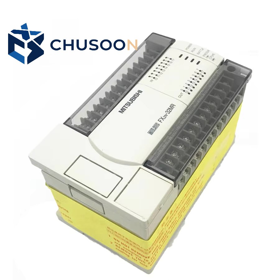 Original FX2N-32MR-001 FX2N Series PLC CPU Module 16 Inputs 16 Relay Outputs AC Power for Mitsubishi Industrial PLC Controller