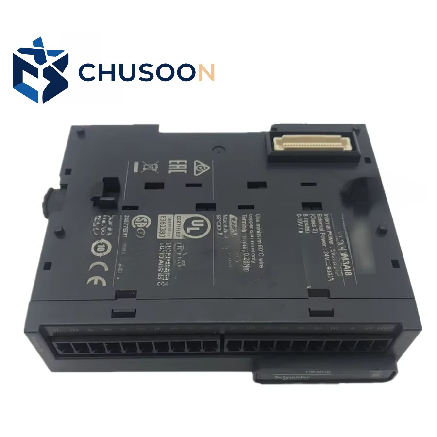 Original TM3AI8 TM3 Series PLC Analog Input Module 8 Channel 24V DC Screw Terminal for Schneider I/O Expansion Module