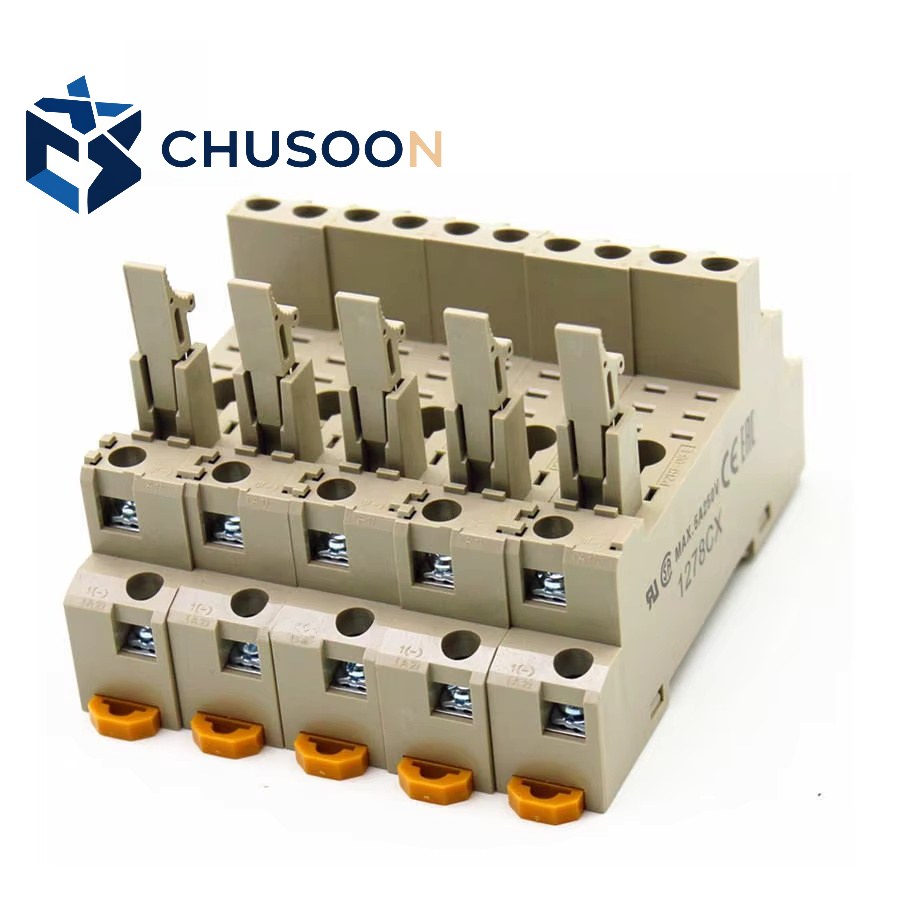 Original P2RF-08-E P2RF Series Relay Socket 8 Pin DPDT 5A 250V AC for OM... Industrial Automation Accessory