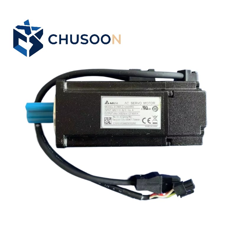 New Original Delta ECMA-C10604RS ECMA-A2 Series AC Servo Motor 400W 0.4kW 3000RPM 220VAC 1/3-Phase Industrial Motion Control