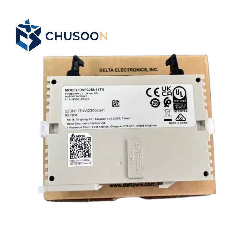 Original Delta DVP32SN11TN DVP-S Series Digital Output Module 32-Point Transistor NPN 24VDC PLC Expansion Module