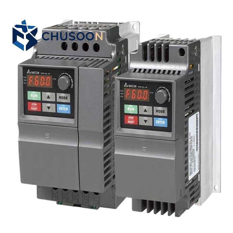 Brand New Delta VFD004EL21W VFD-EL-W Series AC Drive 0.4kW 0.5HP 230V 1-Phase to 3-Phase 2.5A Compact Industrial Inverter